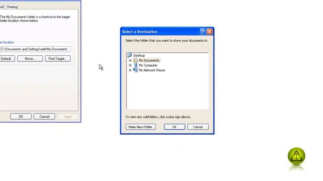 How to Move the My Documents Folder in Windows XP смотреть онлайн
