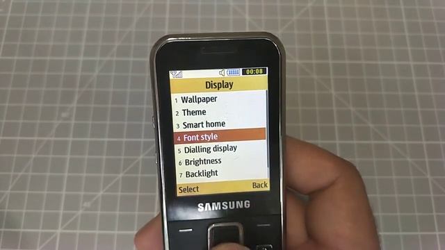 Samsung GT-C3530 Mobile Phone Menu Browse, Ringtones, Games, Wallpapers