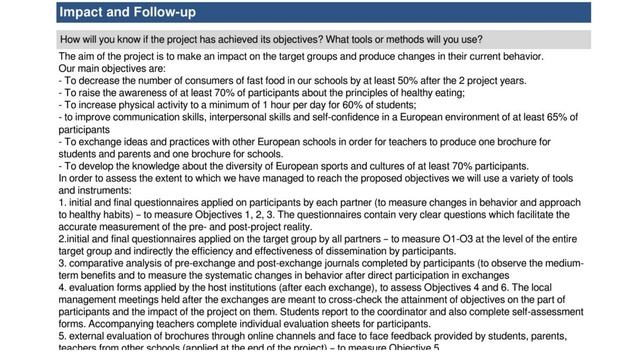An Answer for Erasmus+KA210 Project Question: Impact and follow up смотреть онлайн