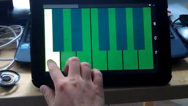 TouchOSC (Android) + Processing + Arduino = Keyboard смотреть онлайн