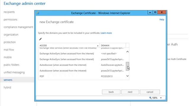 Exchange 2013 Certificates смотреть онлайн