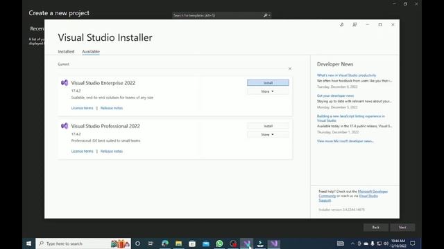 How to create an ASP .NET Web Application using .NET Framework in Visual Studio 2022 смотреть онлайн