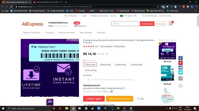 Key do windows do Aliexpess presta? Comprei pra testar e revelei tudo смотреть онлайн