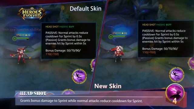 Heroes Evolved 5v5: New Skin - Cyborg Maiden (Arlequin) Gameplay Android/iOS смотреть онлайн
