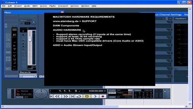 06 Cubase 4 video tutorial course Mac Hardware смотреть онлайн