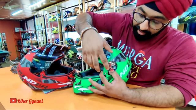 How to Remove & Fix Visor? Studds Thunder Helmet | @BikerGyaani | MahaAuto | смотреть онлайн