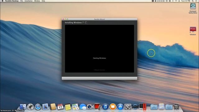 Installing Windows 7 on Parallels Desktop 9 смотреть онлайн