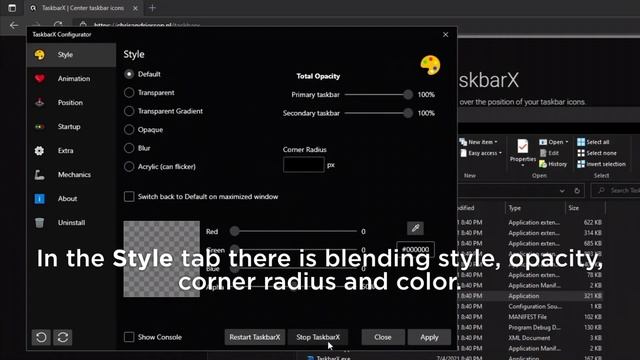 How to Customize Your Taskbar using TaskbarX - Windows App Review смотреть онлайн
