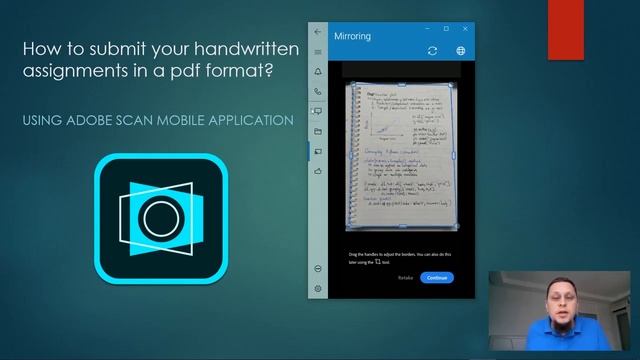 How to convert your handwritten assignment notes to pdf using Adobe Scan смотреть онлайн