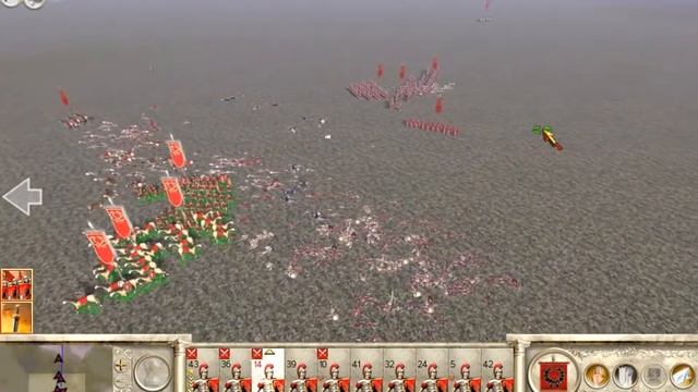 Rome Total War battle #1 part 2- Roman Empire v.s Greeks смотреть онлайн