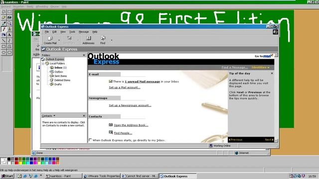 Windows 98 First Edition (Dutch) in VMWare Workstation Pro! смотреть онлайн