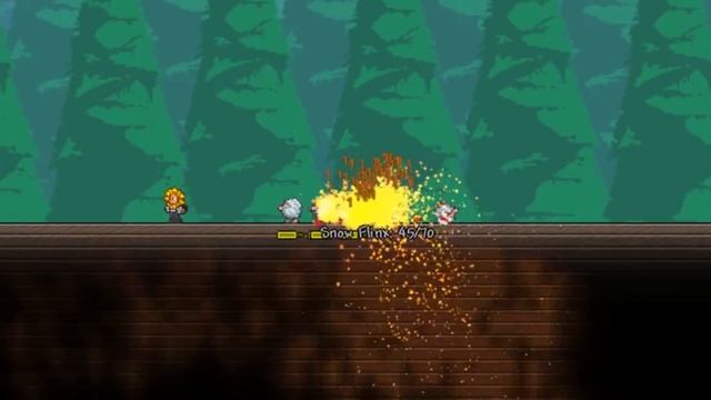 Terraria: Max Knockback Weapons Vs Lightest Monster!! смотреть онлайн