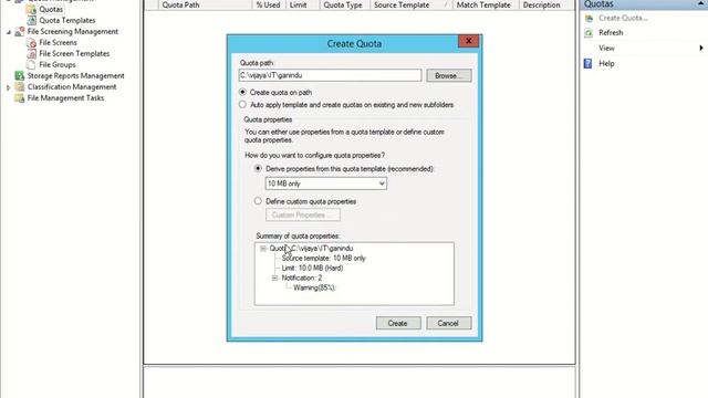 How to install & configure FSRM on server 2012R2 смотреть онлайн