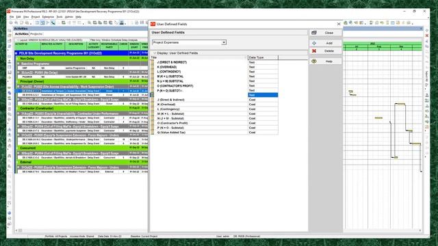 PCM SV 011 - HOW TO DEFINE CUSTOM FIELDS, VALUES & PARAMETER AT “USER-DEFINE FIELDS” IN PRIMAVERA P смотреть онлайн