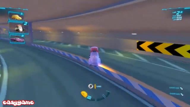 Daisu Tsashimi Race at Harbor Sprint, Cars 2 The Video Game, PC Game смотреть онлайн