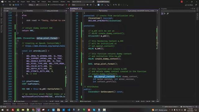 117- OpenGL Context 6 - OpenGL MFC 10 - Create OpenGL Debugging Rendering Context (HGLRC) смотреть онлайн