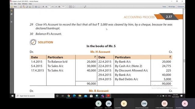 V182 Basic Accounting Procedures Ledger Part 2 смотреть онлайн