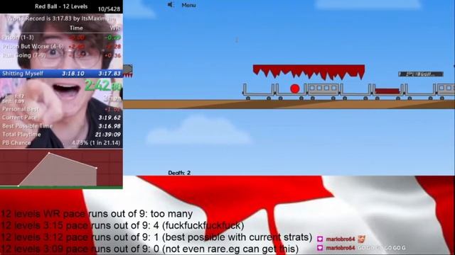 (FWR) Red Ball 12 & 17 Levels Speedrun - [3:17/4:56] смотреть онлайн