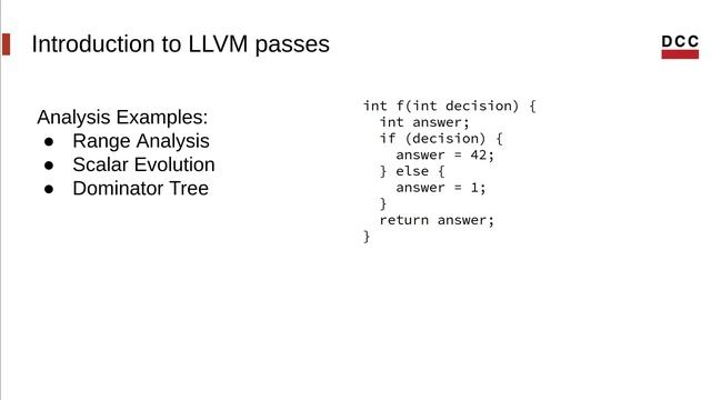 Introduction to LLVM Passes смотреть онлайн