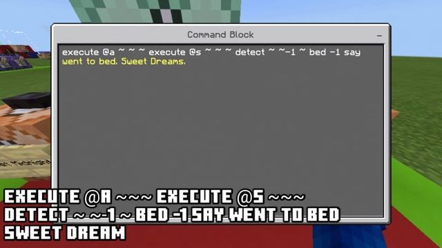 One Sleep Player System Tutorial - Minecraft Command Block Tutorial #1