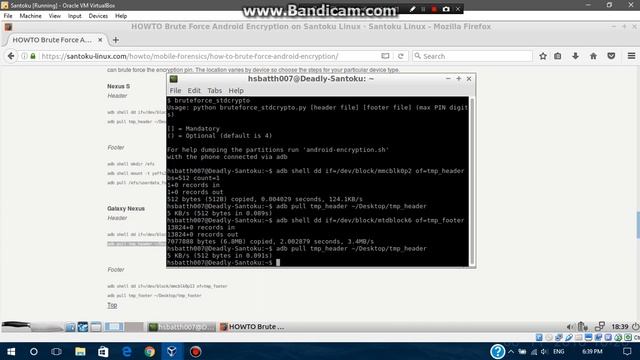 Android Brute Force Encryption | Santoku смотреть онлайн