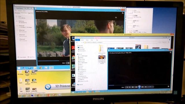 KHN new Student Server: WinSrv2012r2 + RemoteFX demo (performance on playing hd 1080p video) смотреть онлайн
