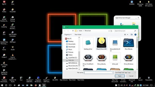 How To Change/Customized Your pc & Laptop Local Disk Icon windows 7/8/8.1/10 easy смотреть онлайн