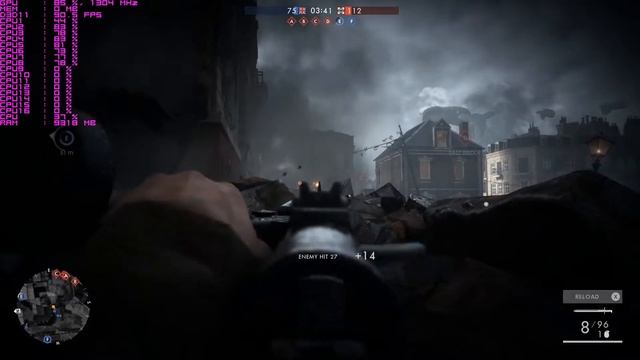 Battlefield 1 Conquest @ 1080p Ryzen 1700x 980 Ti смотреть онлайн