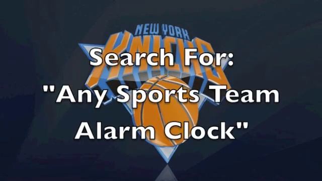 NEW YORK KNICKS Sports Team Alarm Clock for the Apple iPhone & iPad! смотреть онлайн