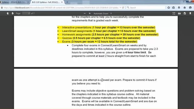 BUS 120 2318 Syllabus Orientation Fall 2016 смотреть онлайн