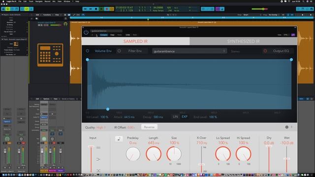 Logic Pro X 10.5.1 - Space Designer -O Reverb da Apple !! смотреть онлайн