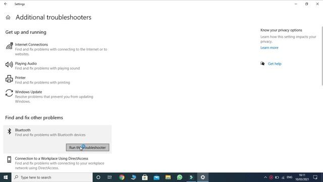 How to find and fix problems with Bluetooth devices using troubleshooter on Windows 10 смотреть онлайн
