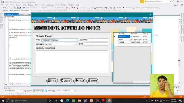 CRUD (CREATE, RETRIEVE, UPDATE & DELETE) OPERATIONS USING C# WINDOWS FORM смотреть онлайн