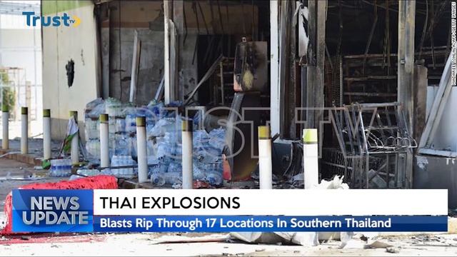 THAI EXPLOSIONS: Blasts Rip Through 17 Locations In Southern Thailand | TRUST TV смотреть онлайн