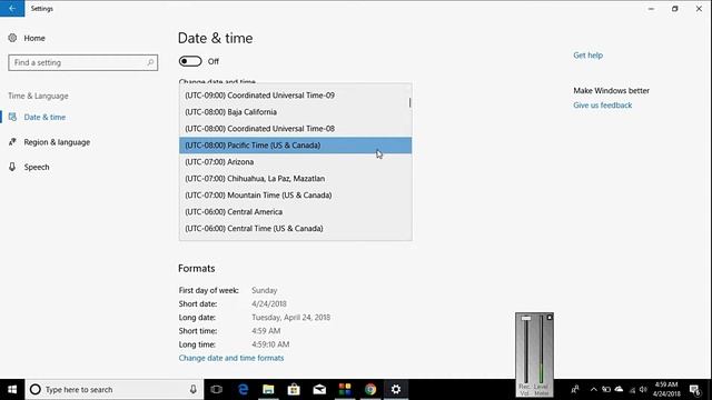 How to set date and time in windows 10 || windows 10 ma date aur time thek kasa kare | set time zon смотреть онлайн