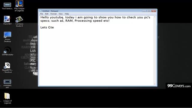 How To Check Your Computers Specs| AxC Pc BaSiCs смотреть онлайн