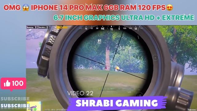 OMG 😱 IPHONE 14 PRO MAX 120 FPS 😱 6.7 INCH DISPLAY GRAPHICS ULTRA HD @BattlegroundsMobile_IN смотреть онлайн
