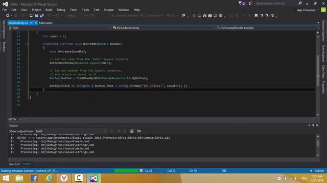 Xamarin Android - Giriş смотреть онлайн