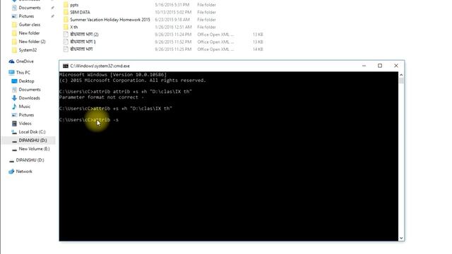 hide your private files/folders using CMD easily in HIndi/English | make ur file private смотреть онлайн