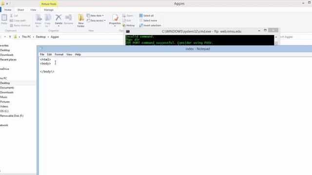 Using Command Line in Windows to FTP смотреть онлайн