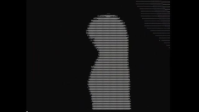 Bad Apple! command prompt ascii animation смотреть онлайн