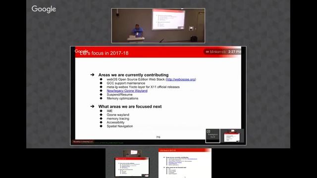 BlinkOn 9: webOS Open Source Edition and Chromium смотреть онлайн