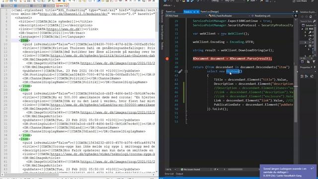 RSS Reader i C# (1/3) смотреть онлайн
