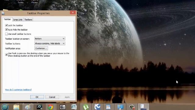 How to Remove the Taskbar at the Bottom of the Screen : Windows Vista & Taskbars смотреть онлайн