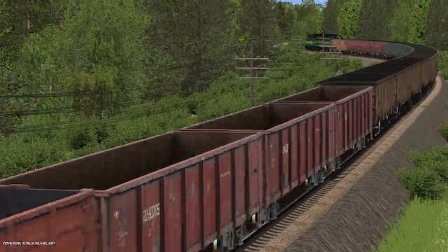 [Trainz 12] LDZ 2М62-1220 с грузовым смотреть онлайн