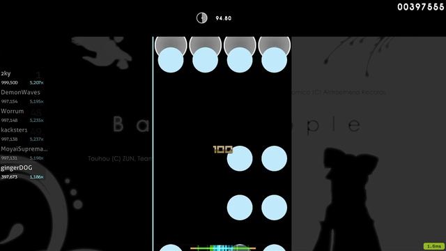Bad Apple!!. nomico (Tracy vs. Astronomical Remix) osu mania 4.42*. 93.78 acc, A смотреть онлайн