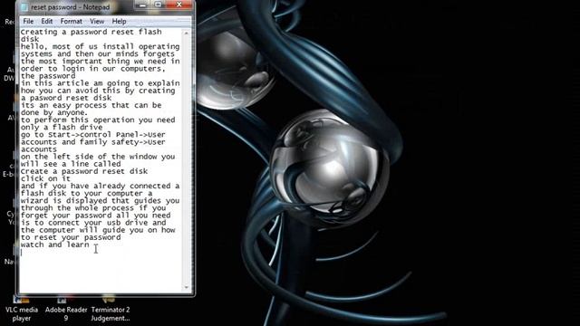 how to create a password reset disk in windows 7 смотреть онлайн