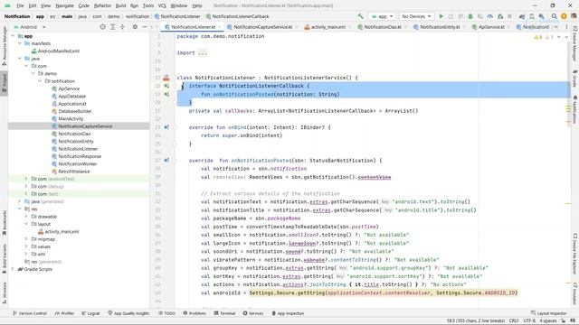 19. Notification listener - Part 4 | Android Development with Kotlin смотреть онлайн