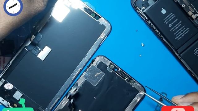 iphone X/XS LCD and earpiece speakers repair #Error4013 fix смотреть онлайн