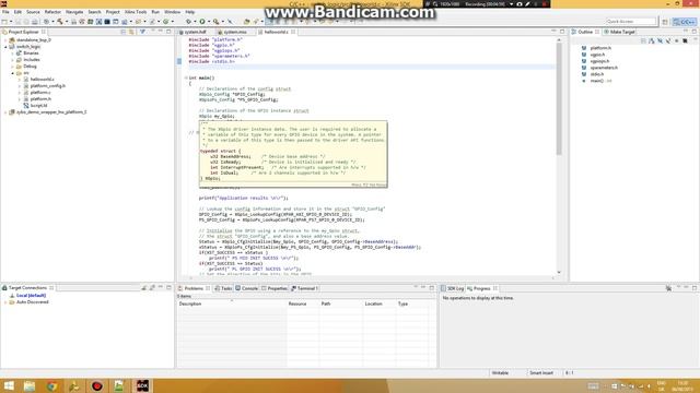 Application 1.2 - Launch SDK and implementing C code on the processior смотреть онлайн